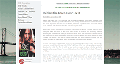 Desktop Screenshot of behindgreendoor.com