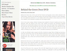 Tablet Screenshot of behindgreendoor.com